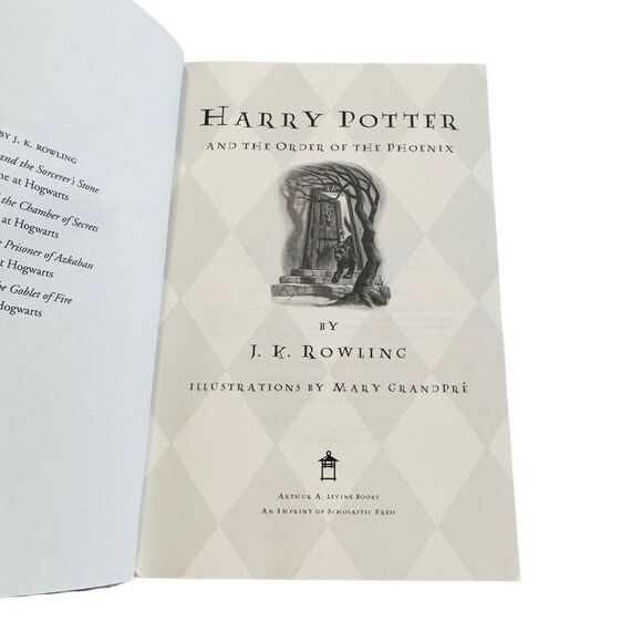 Harry Potter and the Order of the Phoenix 1st American Edition RARE Misprint - Picture 6 of 9